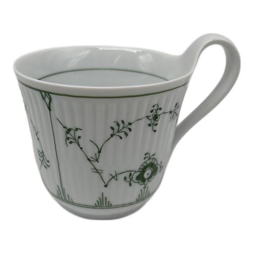 ROYAL COPENHAGEN (ロイヤル・コペンハーゲン) ハイハンドルカップ&ソーサー 093 グリーンフルーテッドプレイン