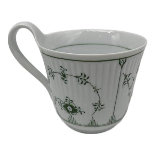 ROYAL COPENHAGEN (ロイヤル・コペンハーゲン) ハイハンドルカップ&ソーサー 093 グリーンフルーテッドプレイン