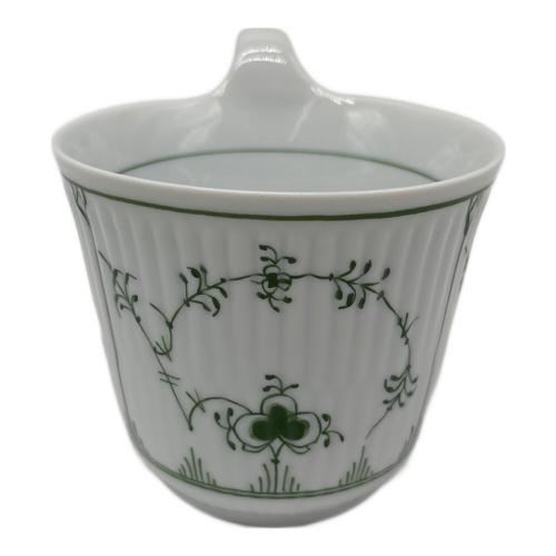 ROYAL COPENHAGEN (ロイヤル・コペンハーゲン) ハイハンドルカップ&ソーサー 093 グリーンフルーテッドプレイン