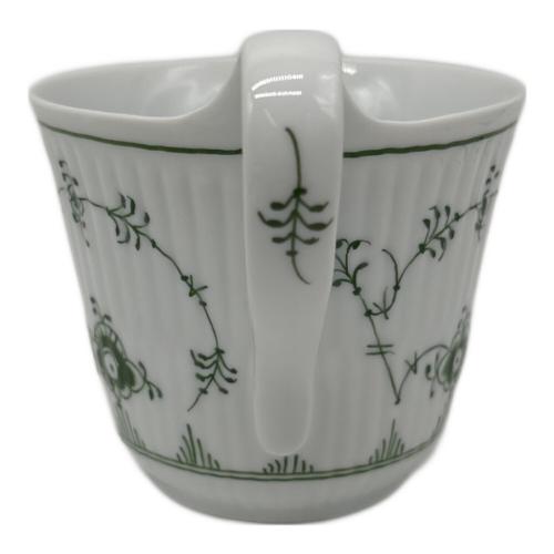 ROYAL COPENHAGEN (ロイヤル・コペンハーゲン) ハイハンドルカップ&ソーサー 093 グリーンフルーテッドプレイン