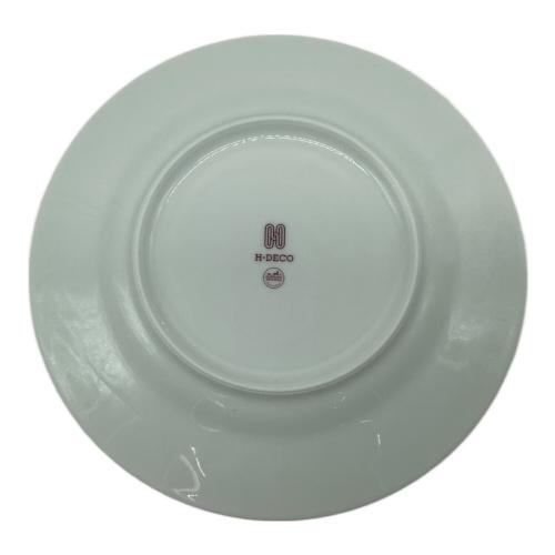 HERMES (エルメス) デザートプレート 22.5cm レッド H DECO