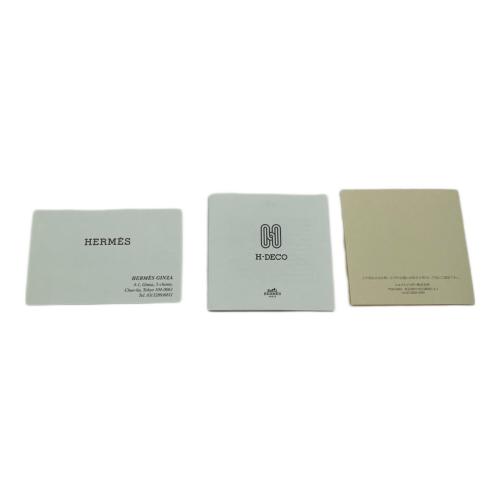 HERMES (エルメス) デザートプレート 22.5cm レッド H DECO