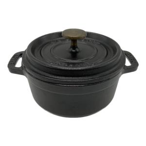 Staub (ストウブ) 両手鍋 12cm ブラック