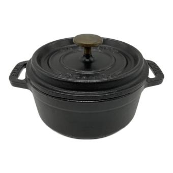 Staub (ストウブ) 両手鍋 12cm ブラック