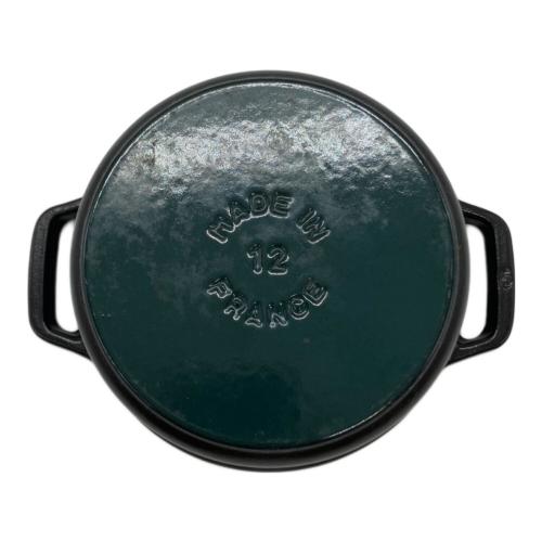 Staub (ストウブ) 両手鍋 12cm ブラック