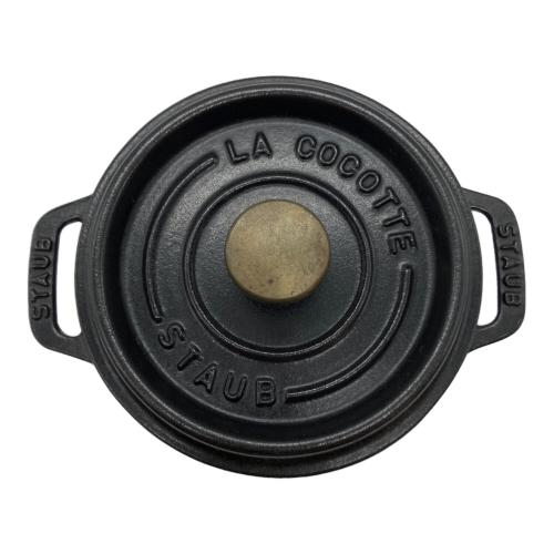 Staub (ストウブ) 両手鍋 12cm ブラック