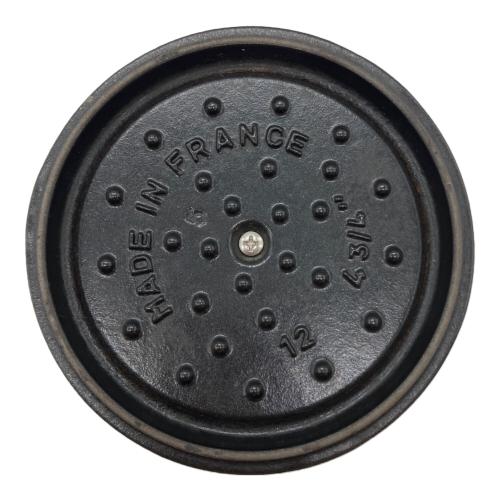 Staub (ストウブ) 両手鍋 12cm ブラック