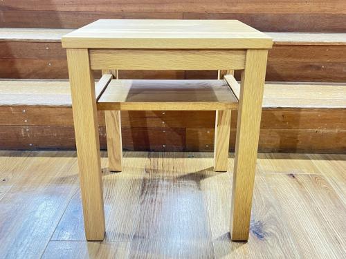 無印良品 (ムジルシリョウヒン) サイドテーブル ナチュラル 66 オーク材