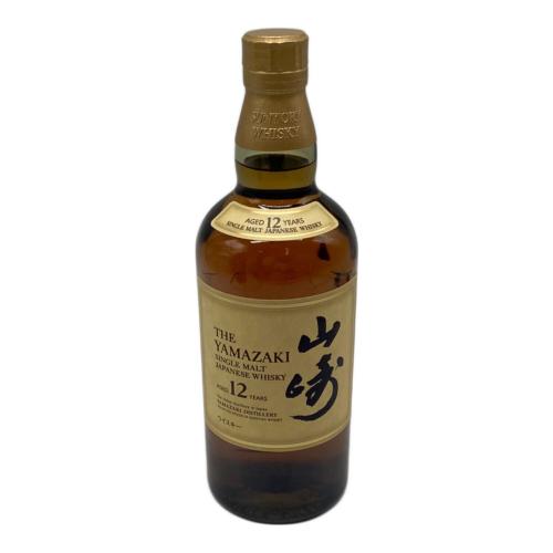 サントリー ジャパニーズウィスキー シングルモルト  @ 700ml 箱付 山崎 12年 未開封