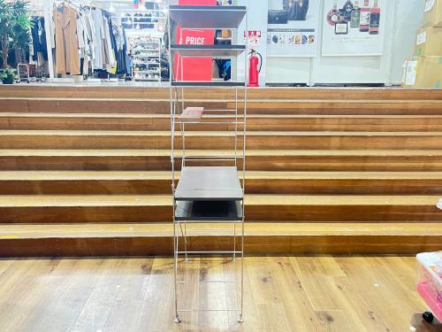 無印良品 (ムジルシリョウヒン) ステンレスユニットシェルフ ブラウン