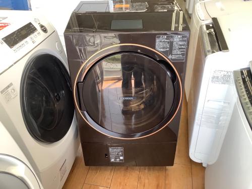 TOSHIBA (トウシバ) ドラム式洗濯乾燥機 動作確認済み 傷跡アリ 12.0kg 7.0㎏ TW-127X9L 2020年製 クリーニング済 50Hz／60Hz