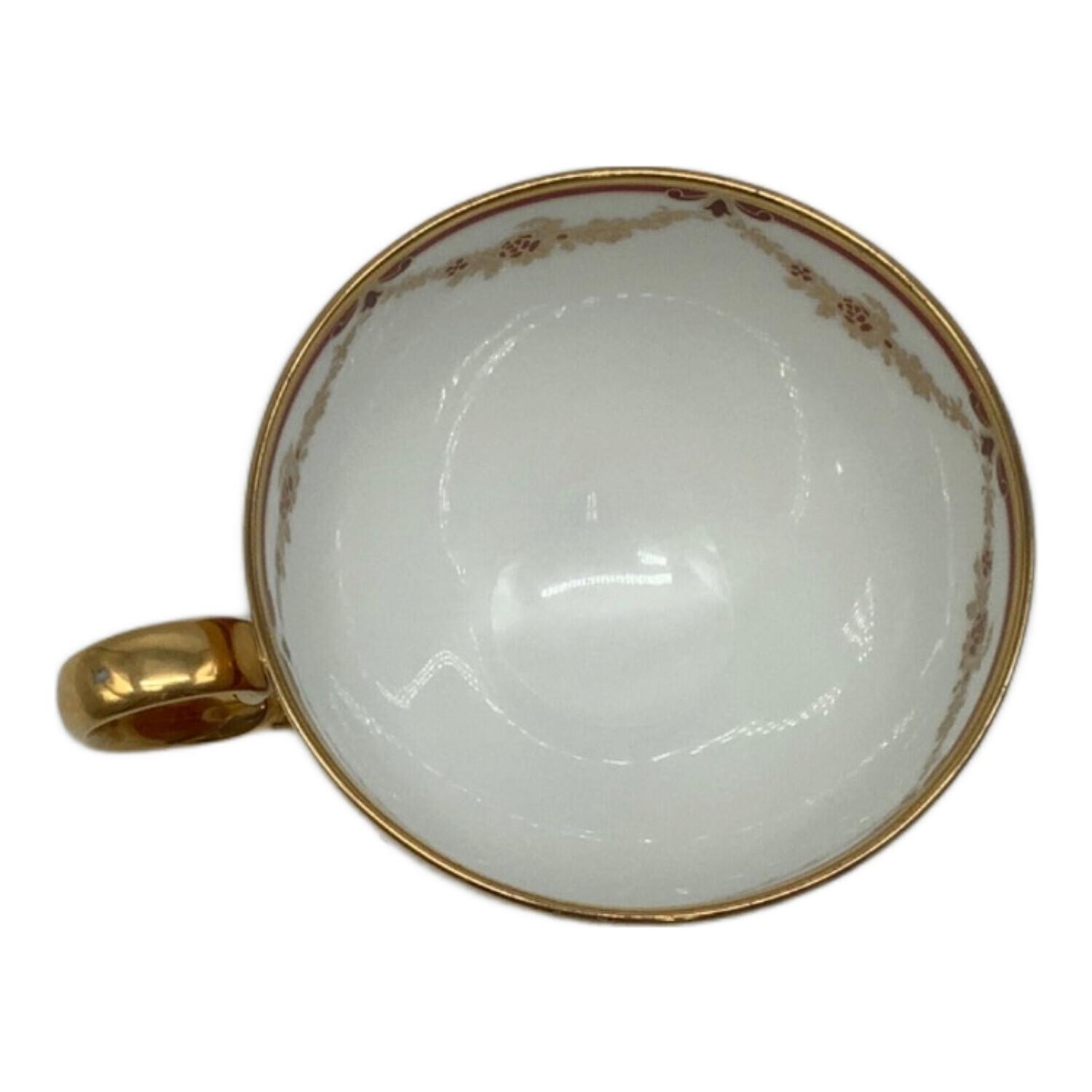 Noritake (ノリタケ) カップ&ソーサー 金彩ハガレ有 クイーンズ