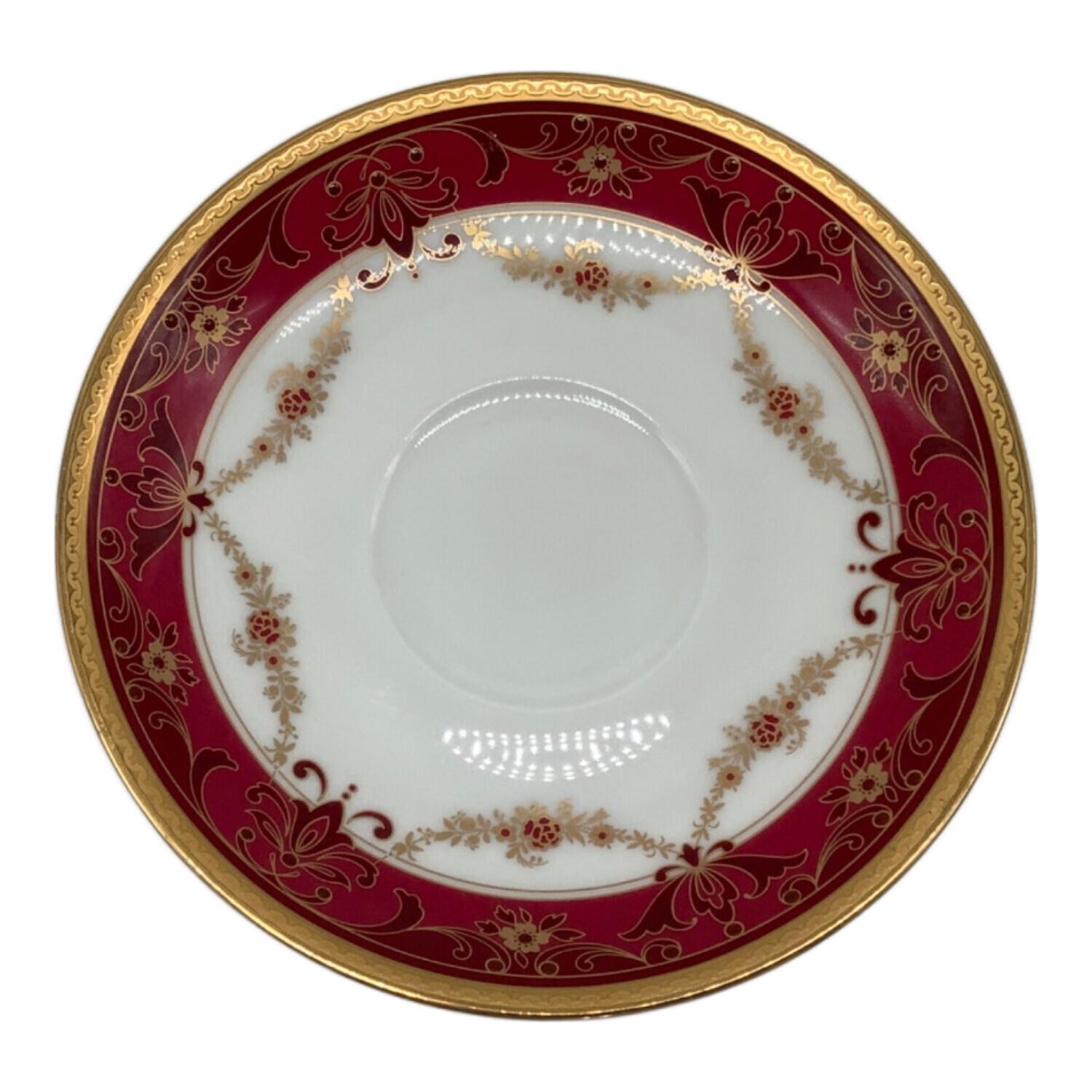 Noritake (ノリタケ) カップ&ソーサー 金彩ハガレ有 クイーンズ