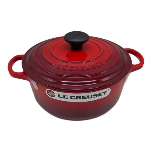 LE CREUSET (ルクルーゼ) ココットロンド SIZE 20CM オレンジ