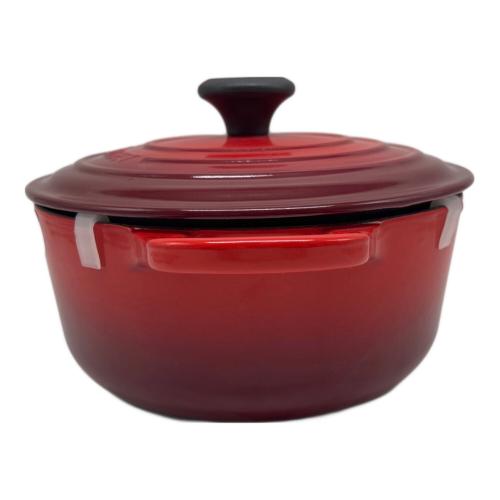 LE CREUSET (ルクルーゼ) ココットロンド SIZE 20CM オレンジ