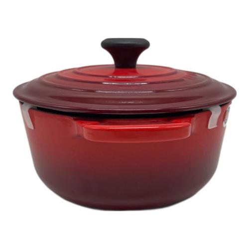 LE CREUSET (ルクルーゼ) ココットロンド SIZE 20CM オレンジ