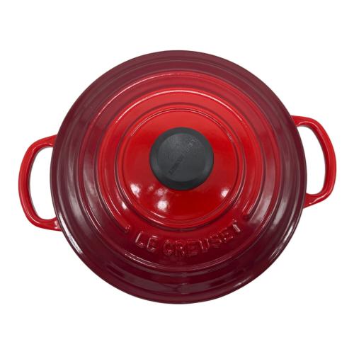 LE CREUSET (ルクルーゼ) ココットロンド SIZE 20CM オレンジ