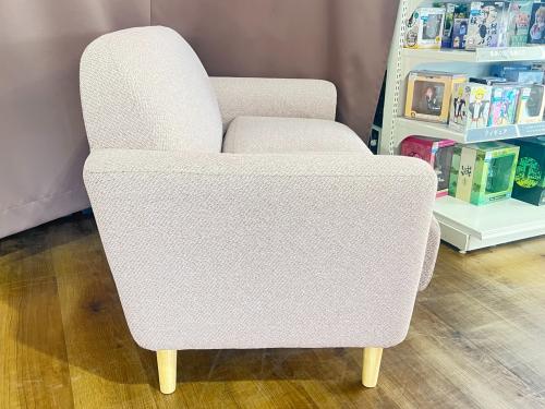 Franc franc (フランフラン) 2人掛けソファー ピンク 346 ファブリック ヌボラ