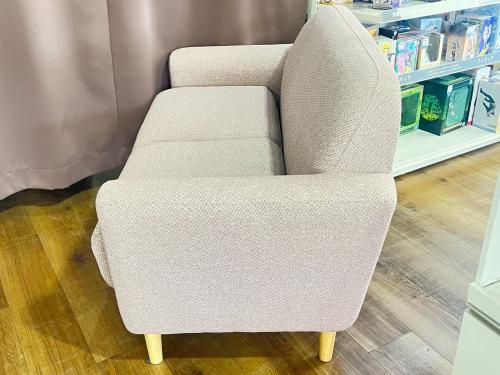 Franc franc (フランフラン) 2人掛けソファー ピンク 346 ファブリック ヌボラ