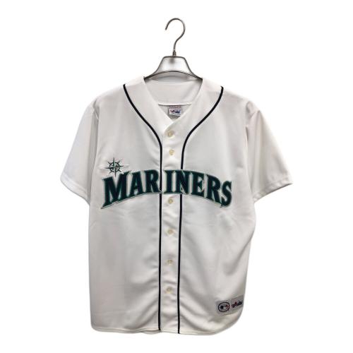 Majestic (マジェスティック) ベースボールシャツ 00年代 メンズ SIZE L ホワイト イチロー マリナーズ