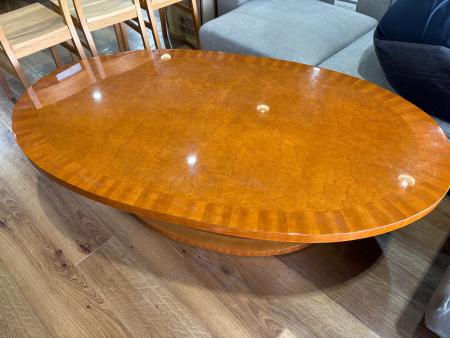 DOMANI (ドマニ) カクテルテーブル ブラウン オーバル天板 木製 AUBE