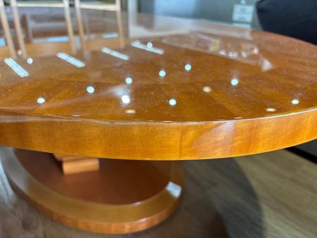 DOMANI (ドマニ) カクテルテーブル ブラウン オーバル天板 木製 AUBE