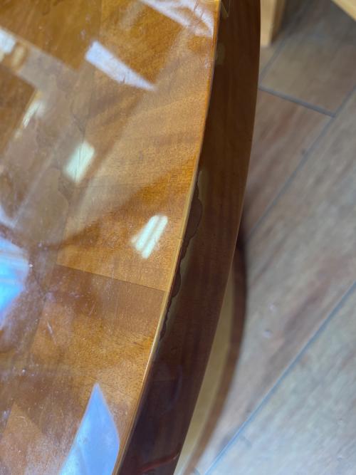 DOMANI (ドマニ) カクテルテーブル ブラウン オーバル天板 木製 AUBE