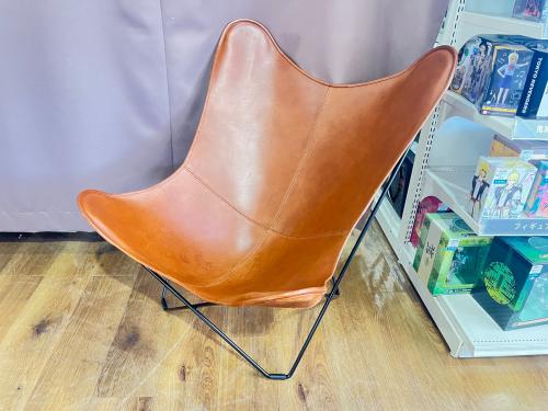 CUERO (クエロ) バタフライチェア ブラウン 145