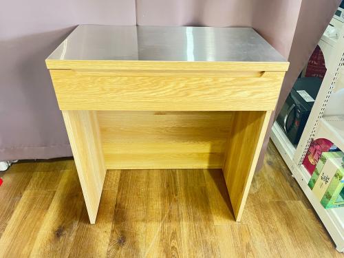 UNICO (ウニコ) キッチンカウンター ナチュラル 282 ステンレストップ LOM