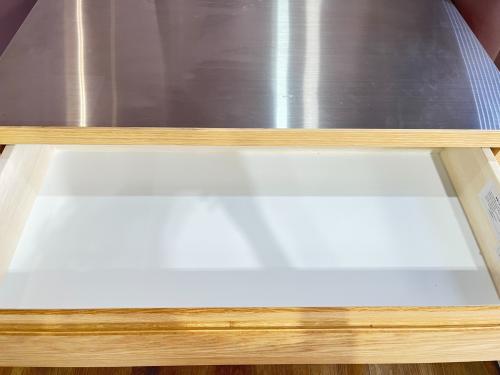 UNICO (ウニコ) キッチンカウンター ナチュラル 282 ステンレストップ LOM