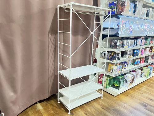 スチールユニットシェルフ　無印良品　ハンガータイプ　ホワイト 無印良品 (ムジルシリョウヒン) スチールユニットシェルフ ホワイト