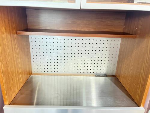 UNICO (ウニコ) レンジボード ブラウン×シルバー 12 廃盤品 2枚扉 STRADA