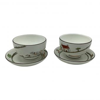 Wedgwood (ウェッジウッド) ティーカップ&ソーサー ハンティングシーン 2Pセット