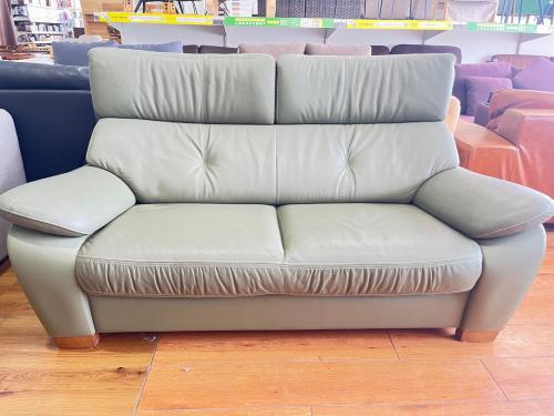 karimoku (カリモク) 2人掛けソファー オリーブ 91 2人掛け ZT7312 総革