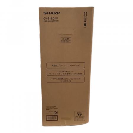 SHARP (シャープ) 衣類乾燥除湿機 CV-S180-W 2025年製 コンプレッサー