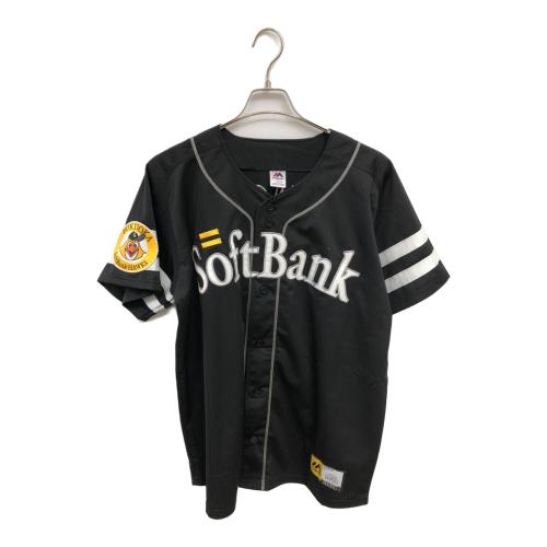 福岡ソフトバンクホークス (フクオカソフトバンクホークス) 応援グッズ Lサイズ ブラック ユニフォーム 柳田悠岐 ビジターユニフォーム