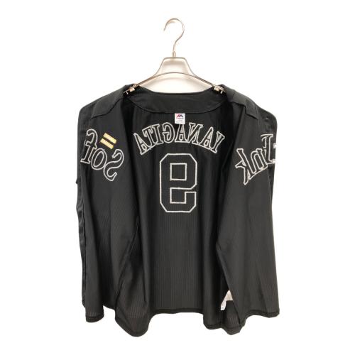 福岡ソフトバンクホークス (フクオカソフトバンクホークス) 応援グッズ Lサイズ ブラック ユニフォーム 柳田悠岐 ビジターユニフォーム