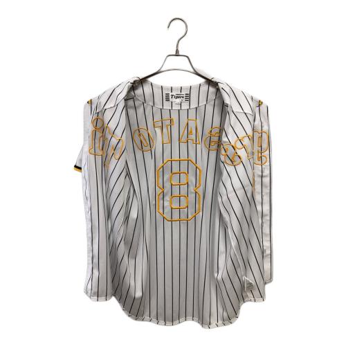 阪神タイガース (ハンシンタイガース) 応援グッズ Lサイズ ホワイト ユニフォーム 佐藤輝明 レプリカユニフォーム