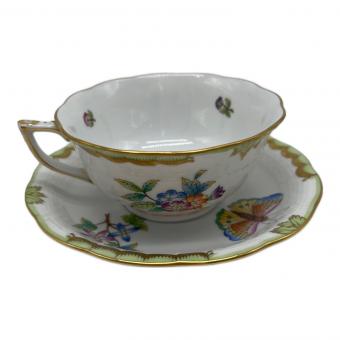 Herend (ヘレンド) ティーカップ&ソーサー ハンドペイント ヴィクトリアブーケ