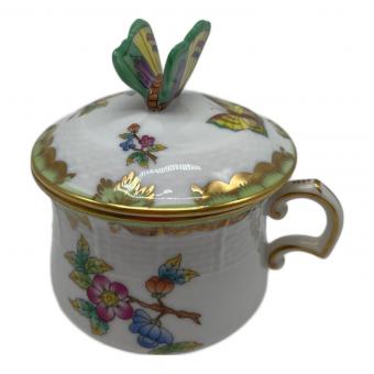Herend (ヘレンド) カップ バタフライハンドル ヴィクトリアブーケ