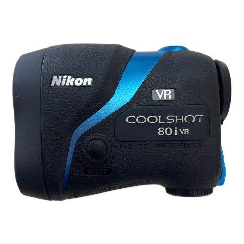 Nikon (ニコン) ゴルフ距離測定器 COOLSHOT 80i VR ブラック