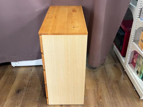 無印良品 (ムジルシリョウヒン) チェスト ナチュラル 4段 パイン材チェスト・4段ワイド