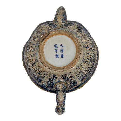 急須 ブルー 大清康 熙年製