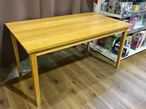 無印良品 (ムジルシリョウヒン) ダイニングテーブル ナチュラル タモ材 Ash Table 幅:約140㎝