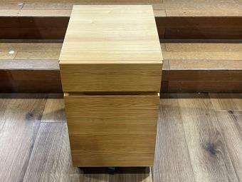 無印良品 (ムジルシリョウヒン) デスクキャビネット ナチュラル 76 2段 木製