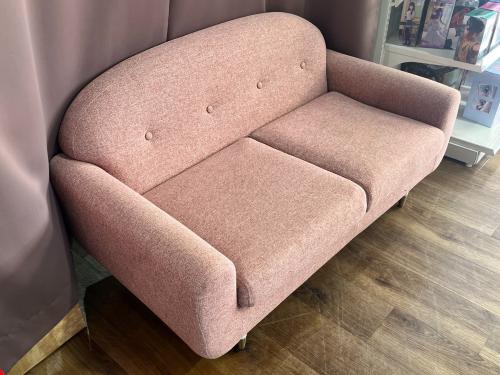 Franc franc (フランフラン) 2人掛けソファー ピンク 270 ファブリック アマート