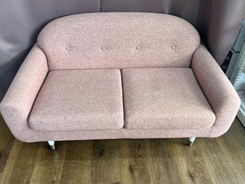 Franc franc (フランフラン) 2人掛けソファー ピンク 270 ファブリック アマート