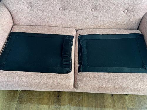 Franc franc (フランフラン) 2人掛けソファー ピンク 270 ファブリック アマート