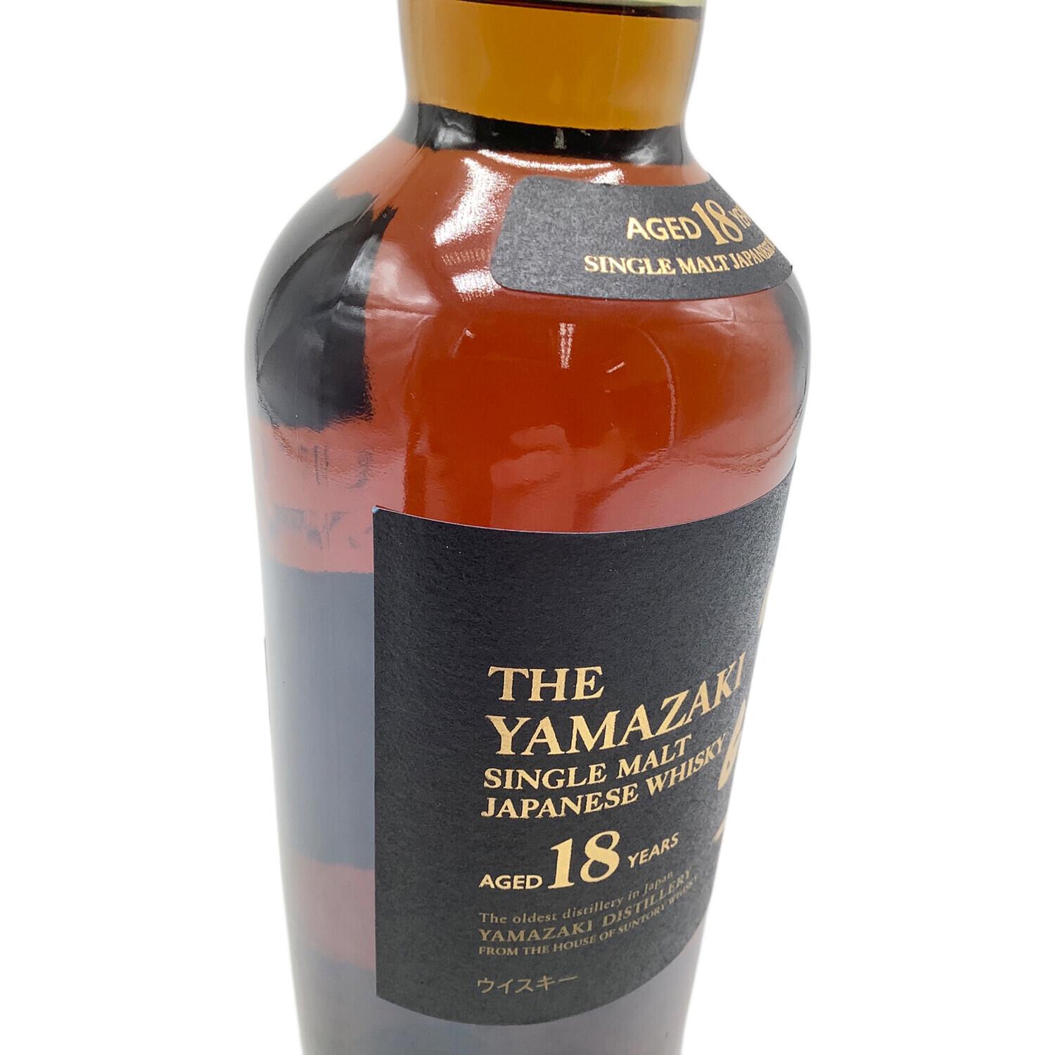 サントリー ジャパニーズウィスキー 山崎 18年 700ml 未開封