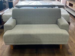 UNICO (ウニコ) 2人掛けソファー ライトグレー 161 ファブリック TREL